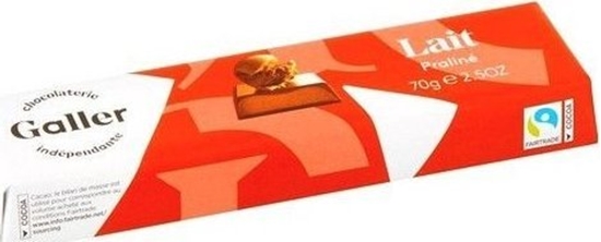 Picture of Chocolate bar Galler Milk Praline, 70 g