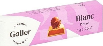 Attēls no Chocolate bar Galler White Praline, 70 g