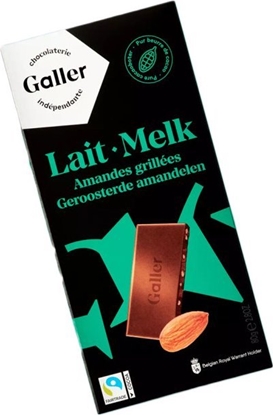 Attēls no Chocolate tablet Galler Milk Almonds, 80 g