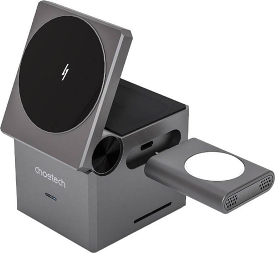 Picture of Choetech Choetech T632-F 3-in-1 15W inductive charger (black)