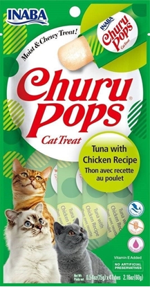 Attēls no Churu Przysmak CHURU Pops Tuczyk&Kurczak dla kota 4x14g