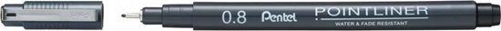 Picture of Cienkopis Pentel PointLiner 0.8mm czarny