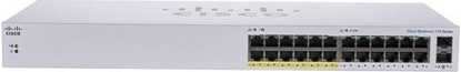Picture of Cisco Cisco switch CBS110-24PP, 24xGbE RJ45, 2xSFP (combo with 2 GbE), fanless, PoE, 100W - REFRESH