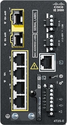 Picture of Switch Cisco IE3100 w/4GE Copper 2GE SFP Fixed system Network Essential (IE-3100-4T2S-E)