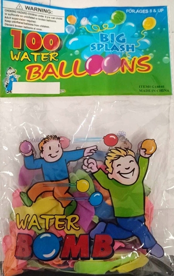 Picture of Ciuciubabka Balony Bomby wodne z lejkiem op100szt 0291