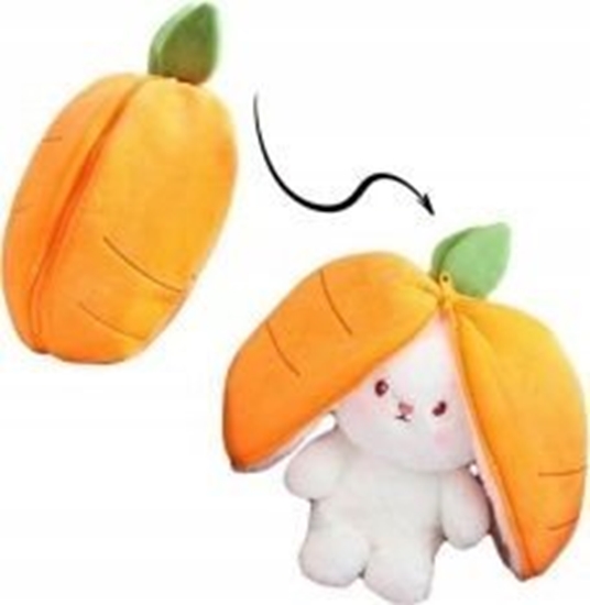Picture of Ciuciubabka Maskotka pluszowa Magiczny królik 25cm Marchewka 0360