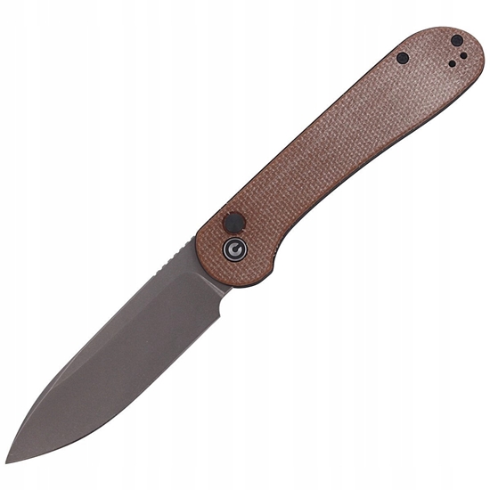 Picture of CIVIVI Nó CIVIVI Button Lock Elementum Brown Micarta