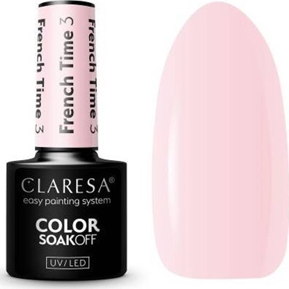 Изображение Claresa CLARESA Lakier hybrydowy do paznokci FRENCH TIME - 3  5g