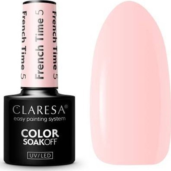Изображение Claresa CLARESA Lakier hybrydowy do paznokci FRENCH TIME - 5  5g