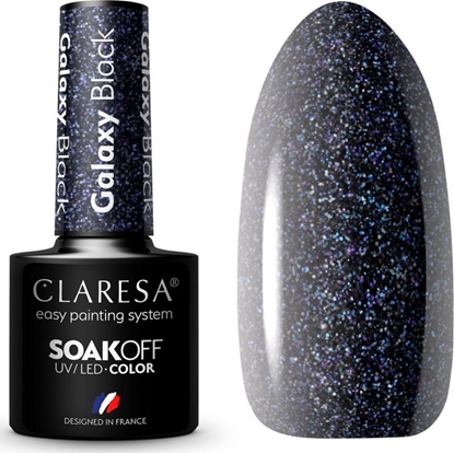 Изображение Claresa CLARESA Lakier hybrydowy Galaxy Black 5g