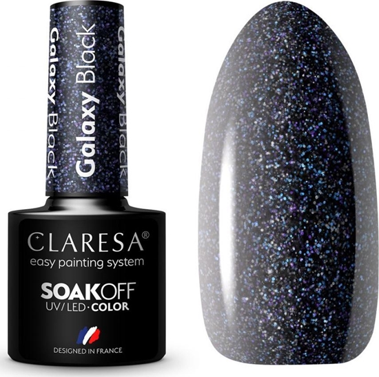Изображение Claresa CLARESA Lakier hybrydowy Galaxy Black 5g
