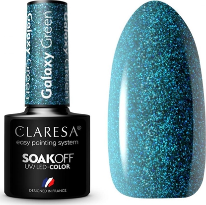 Изображение Claresa CLARESA Lakier hybrydowy Galaxy Green 5g