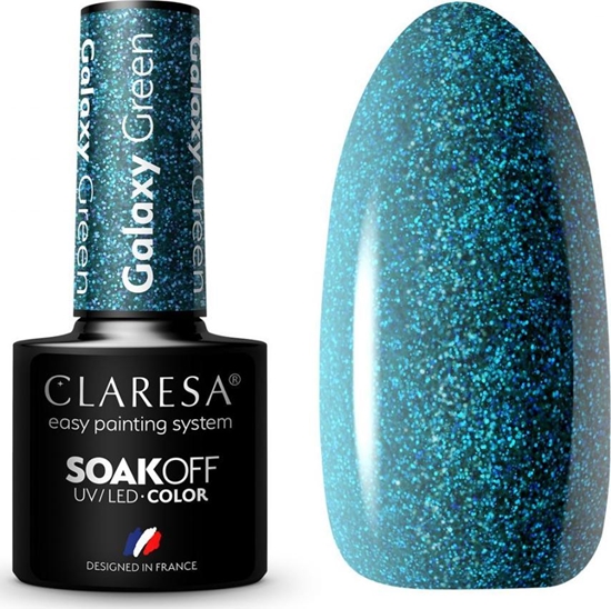 Изображение Claresa CLARESA Lakier hybrydowy Galaxy Green 5g