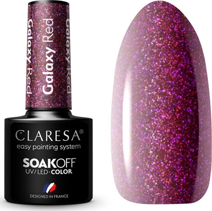 Изображение Claresa CLARESA Lakier hybrydowy Galaxy Red 5g