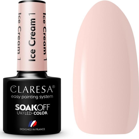 Изображение Claresa CLARESA lakier hybrydowy Ice cream 1 -5g