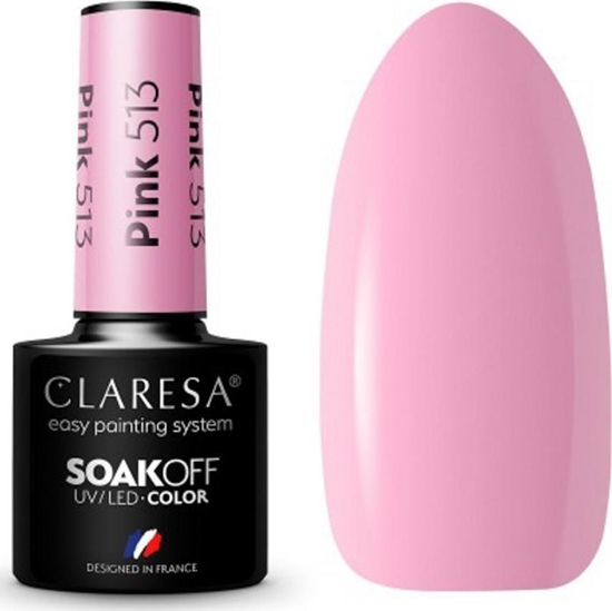 Изображение Claresa CLARESA Lakier hybrydowy PINK 513 -5g