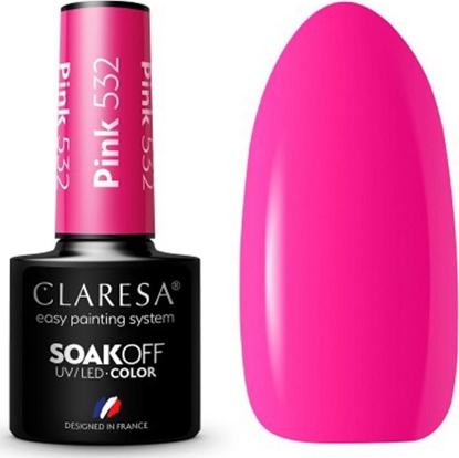 Изображение Claresa CLARESA Lakier hybrydowy PINK 532 -5g
