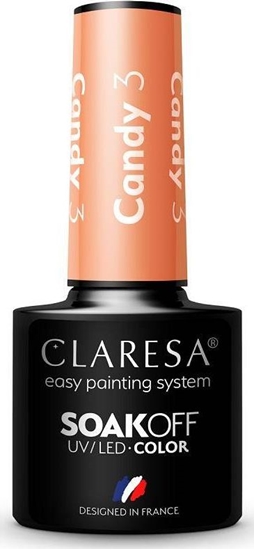 Изображение Claresa Claresa Soak Off UV/LED Candy lakier hybrydowy 3 5g
