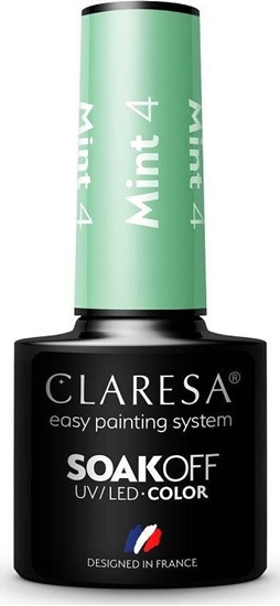 Изображение Claresa Claresa Soak Off UV/LED Mint lakier hybrydowy 4 5g