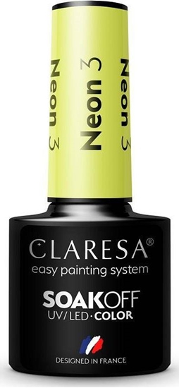 Изображение Claresa Claresa Soak Off UV/LED Neon lakier hybrydowy 3 5g