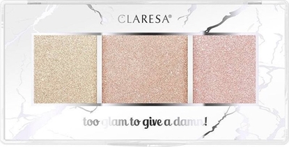 Picture of Claresa Claresa Too Glam To Give A Damn paleta rozwietlaczy 12 Golden Glow 12.5g