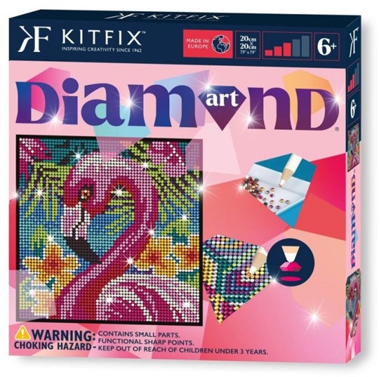 Изображение Clarins KITFIX DIY set Diamond Art Flamingo