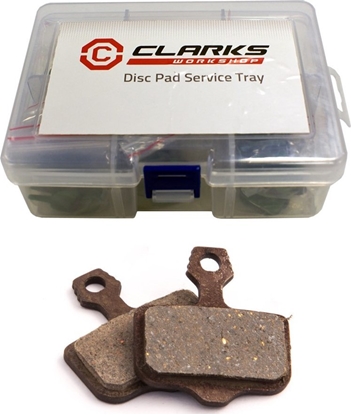 Picture of Clarks Klocki hamulcowe CLARK'S AVID (Elixir 1,3,5, Elixir CR, Elixir R, Sram XX, X0, Elixir DB) Organiczne (pudeko 25 par)