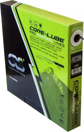 Изображение Clarks Pancerz hamulca i przerzutki CLARKS RACE SERIES, Core-Lube Brake&Shifter Housing Dispenser Box, Pudeko 30 metrów (NEW)