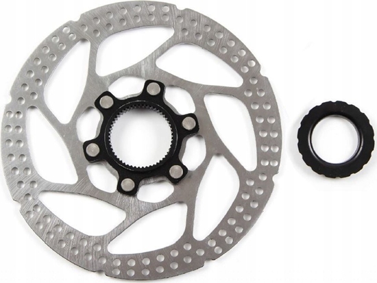 Изображение Clarks Tarcza hamulcowa CLARKS C-CL-160mm, Mocowanie Centerlock, Piercie blokujcy dla Thru Axle, Srebrna