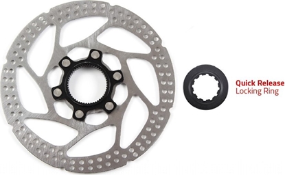 Изображение Clarks Tarcza hamulcowa CLARKS C-CL-180mm, Mocowanie Centerlock, Piercie blokujcy dla Quick Release, Srebrna