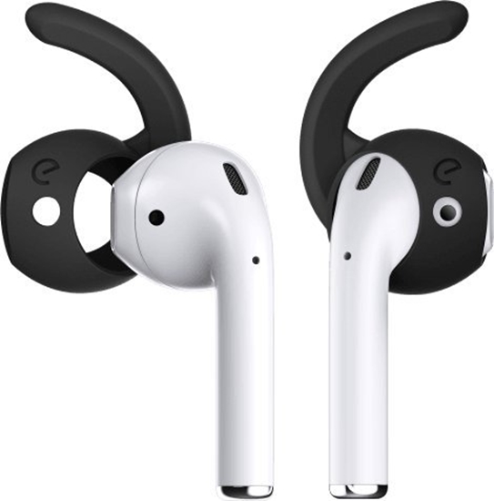 Picture of Class and Culture LLC KeyBudz EarBuddyz - silikonowe nakadki do AirPods 1/2, EarPods (black)