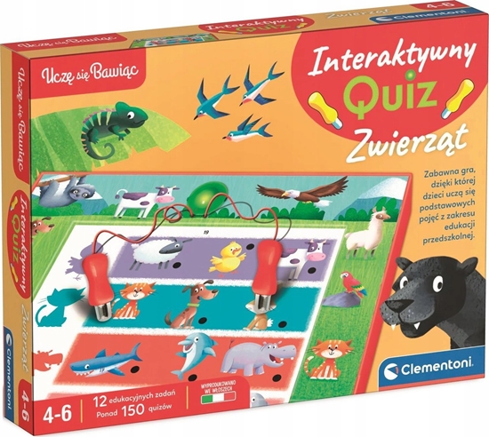 Изображение Clementoni Clementoni Interaktywny quiz Zwierzta 50942