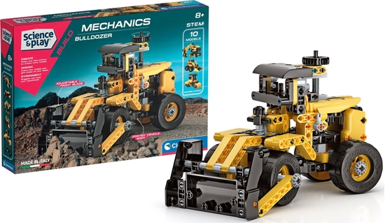 Picture of Clementoni Clementoni, Mechanics Laboratory, Bulldozer, Construction Set, For Boys, 8+ years, 200 pcs For Boys