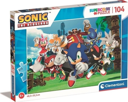 Attēls no Clementoni Puzzle 104 Super Color Sonic