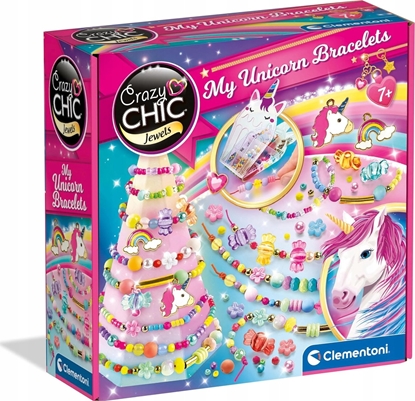 Изображение Clementoni ZEST KREAT CRAZY CHIC BRANSOLETKI Z JEDNOROZ CLM