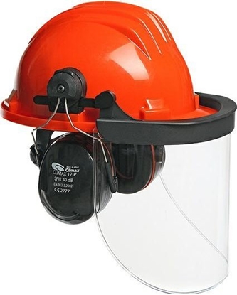 Picture of Climax CLIMAX PROTECTIVE HELMET WITH FACE SHIELD AND EARMUFFS 437-I