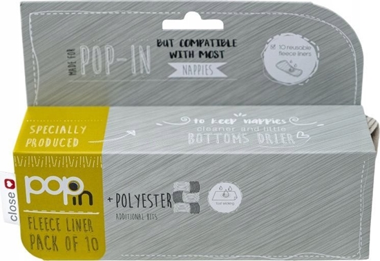 Picture of Close Caboo Close, Wkadki polarowe do pieluch wielorazowych, 10szt