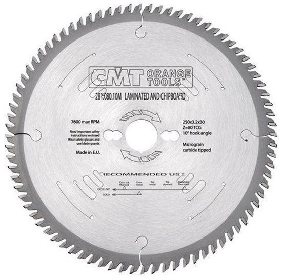 Picture of Griešanas disks kokam CMT 281; 250x3.2x30; Z80; 10°