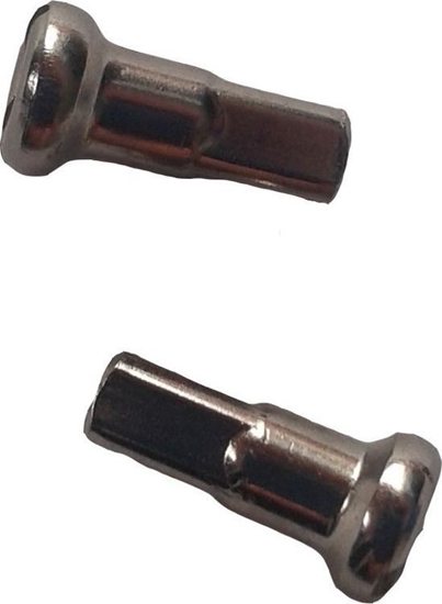 Изображение Cn Spoke Nyple CNSPOKE SN12 12mm stalowe srebrne 144szt. - CN-SN12-SR