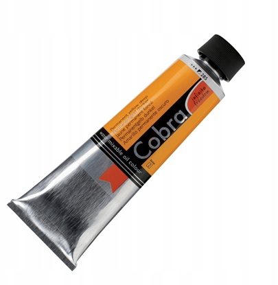 Attēls no Cobra Artist Water-Mixable Oil Colour Tube Permanent Yellow Deep 285