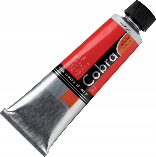 Picture of Cobra Cobra Artist Water-Mixable Oil Colour Tube Pyrrole Red 315