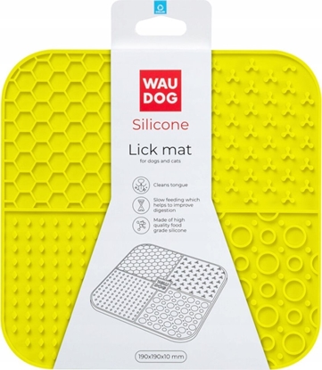 Изображение Collar WAU DOG MATA DO LIZANIA SILIKONOWA        PROSTOKTNA 21,1x21,1x3cm ÓTA