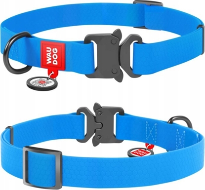 Attēls no Collar WAU DOG OBROA WATERPROOF M 2,0/28-40cm   PVC NIEBIESKA