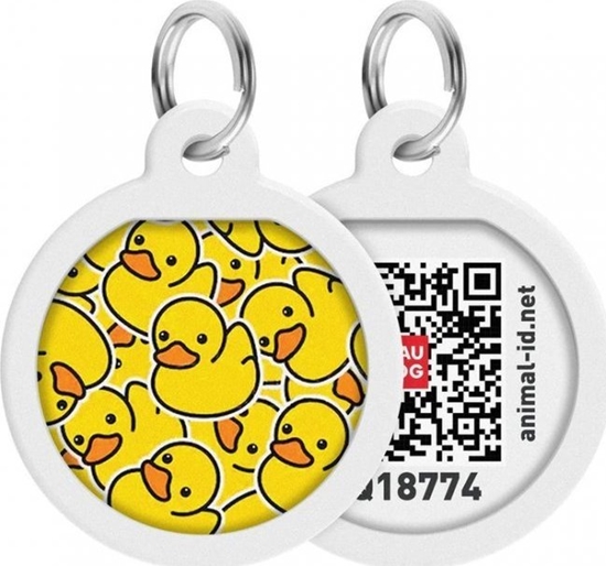 Picture of Collar WAU DOG SMART ID ADRESÓWKA KOO r. 25mm   KACZKI