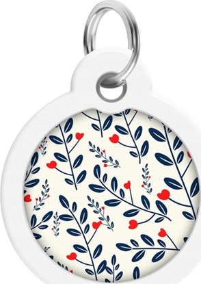 Picture of Collar WAU DOG SMART ID ADRESÓWKA KOO r. 30mm   MOTYW ROLINNY