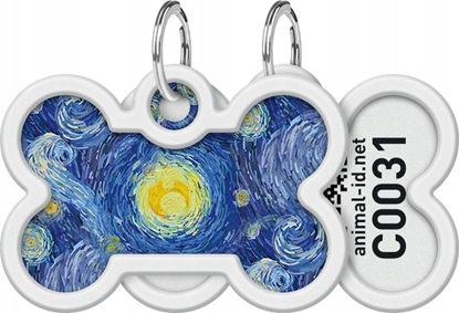 Picture of Collar WAU DOG SMART ID ADRESÓWKA KO LILIE     WODNE