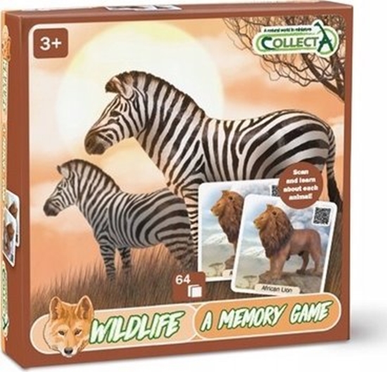 Picture of Collecta Zwierzta dzikie gra pamiciowa 84238 COLLECTA