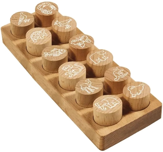 Picture of COLOP WOODIES Stempel-Set "exotic Animation" retail