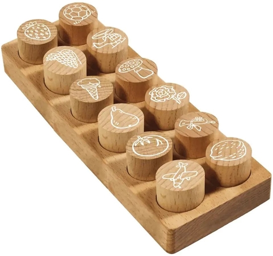 Picture of COLOP WOODIES Stempel-Set "Mix" retail