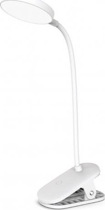 Picture of ColorWay LED Table Lamp Flexible and Clip 2 with Built-in Battery | CW-DL10FCB-W